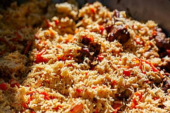 Pilau Rice with Beef or Veggies